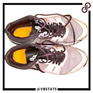 Size 9.5 Reebok White-Black Cross Training Shoes